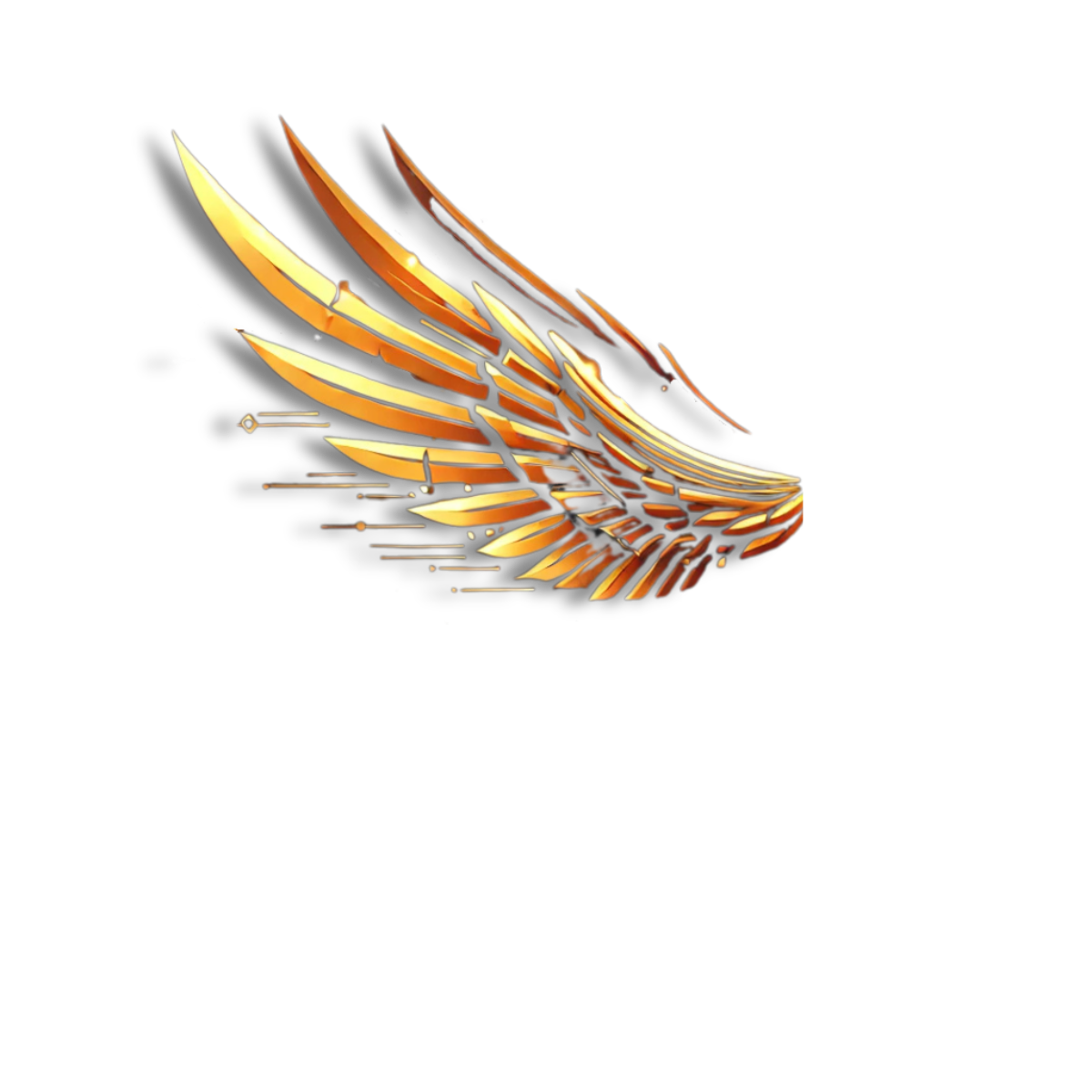 Phoenix Wing with a Digital Design